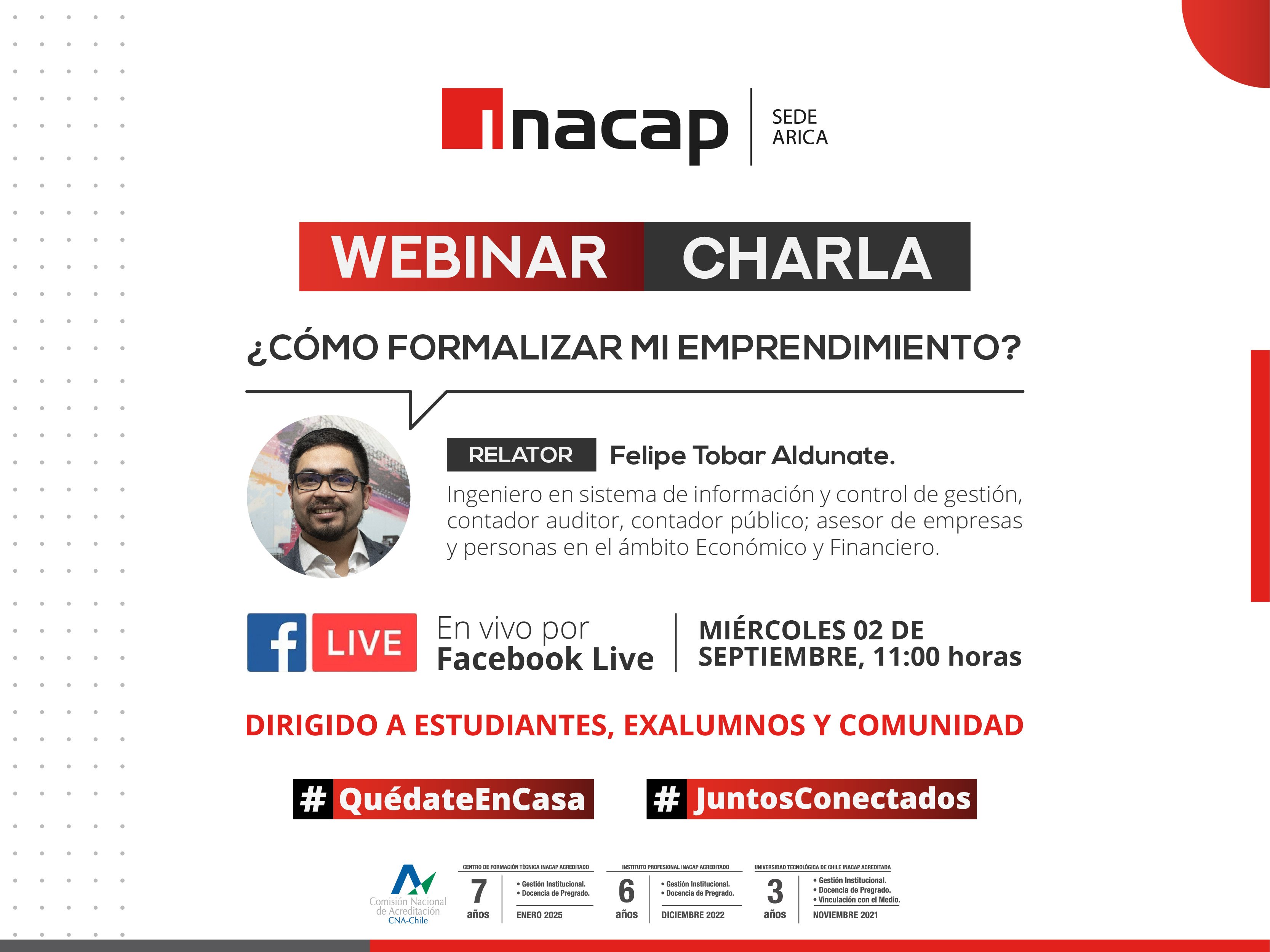 Webinar “Cómo Formalizar Mi Emprendimiento”